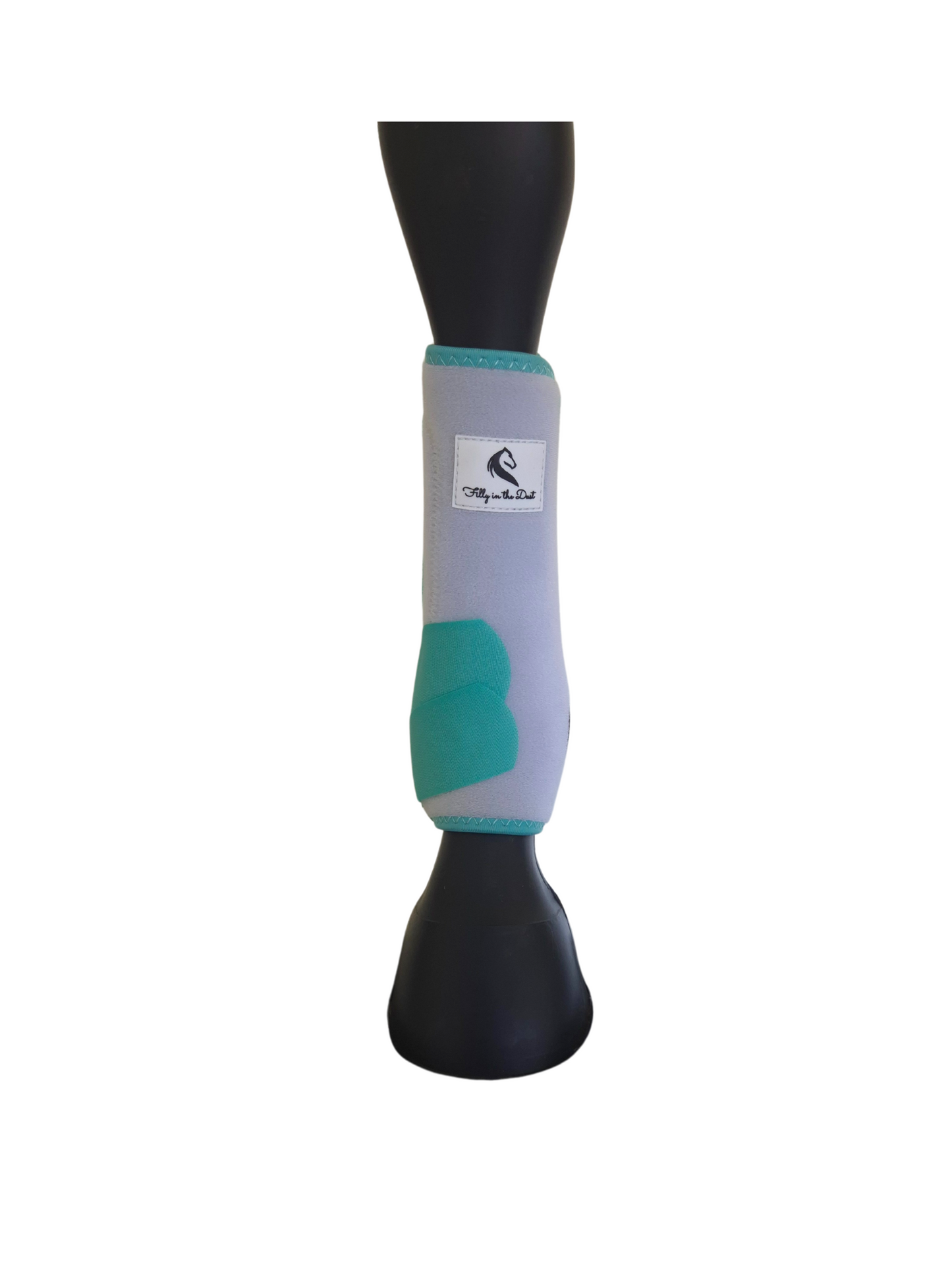 White & Peppermint Back Boots (Splint Guard)