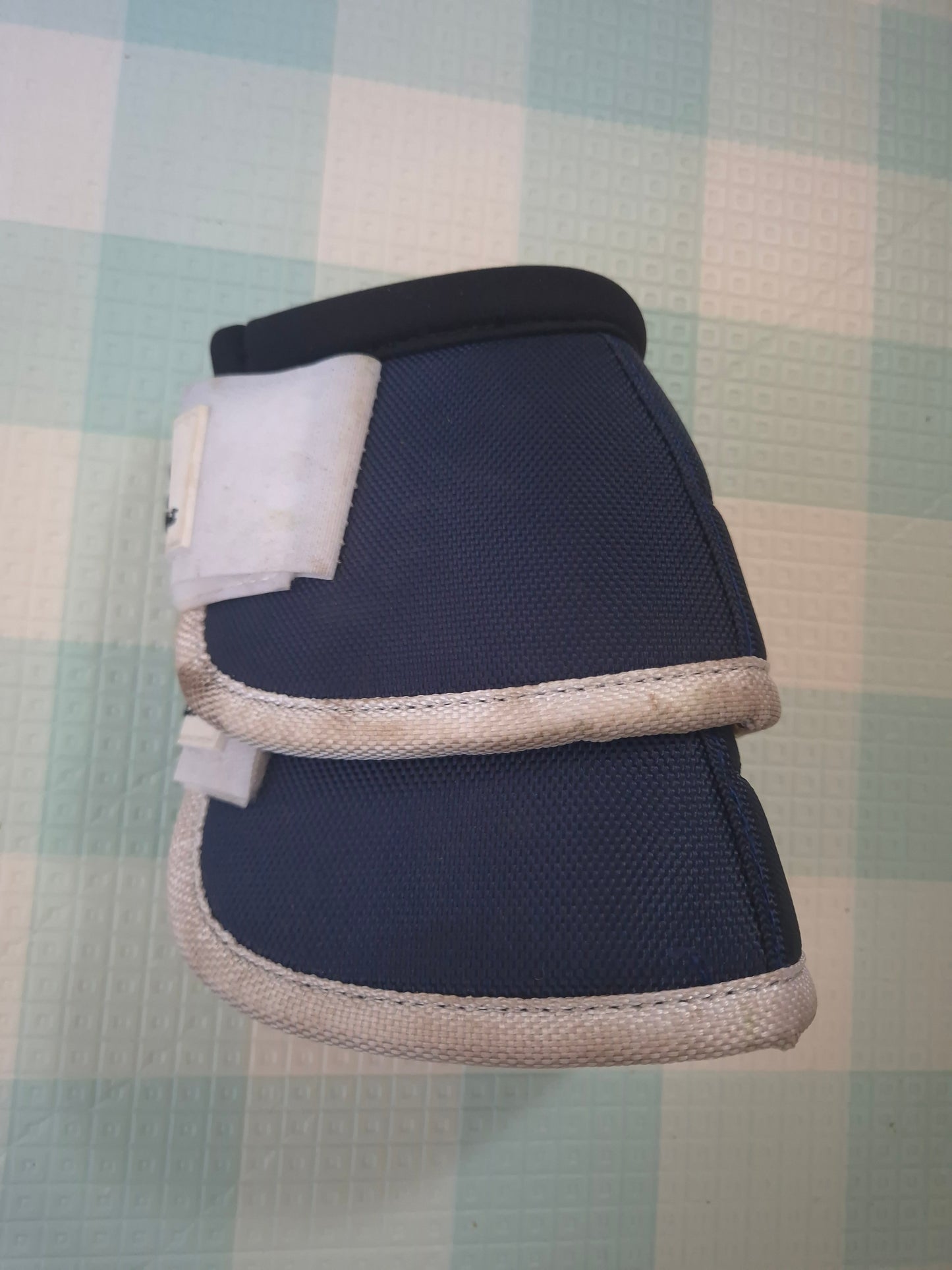 SECONDS - Navy & White Bell Boots
