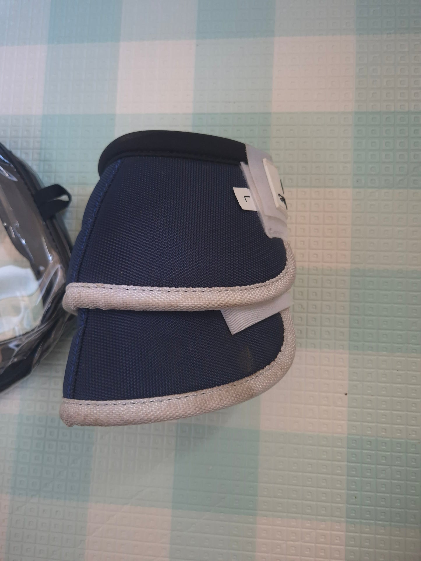 SECONDS - Navy & White Bell Boots