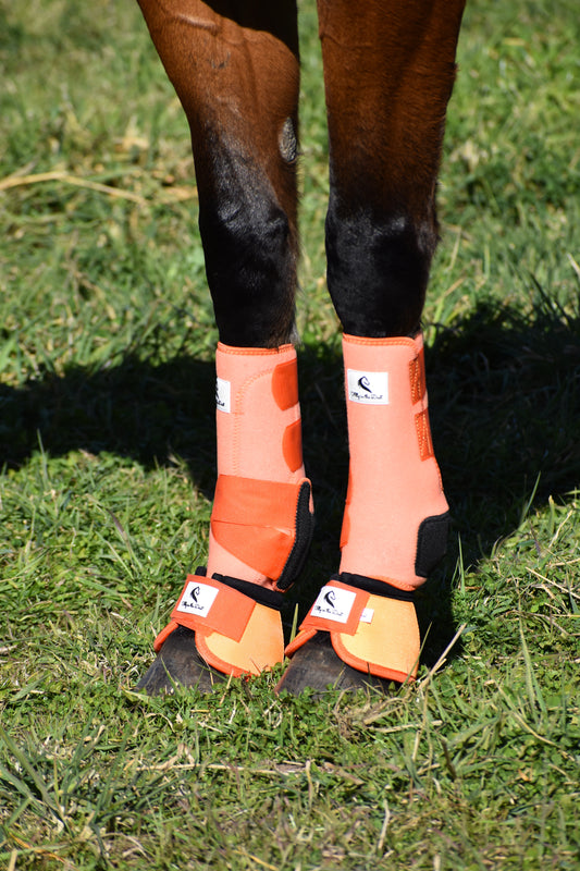 Be Seen - Orange Bell Boots