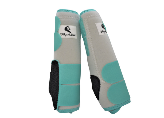 White & Peppermint Back Boots (ORIGINAL STYLE)