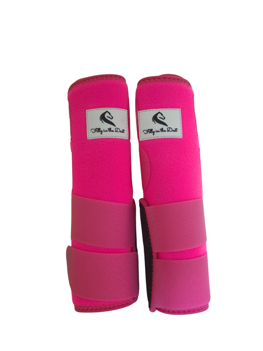 Be Seen - Pink Back Boots