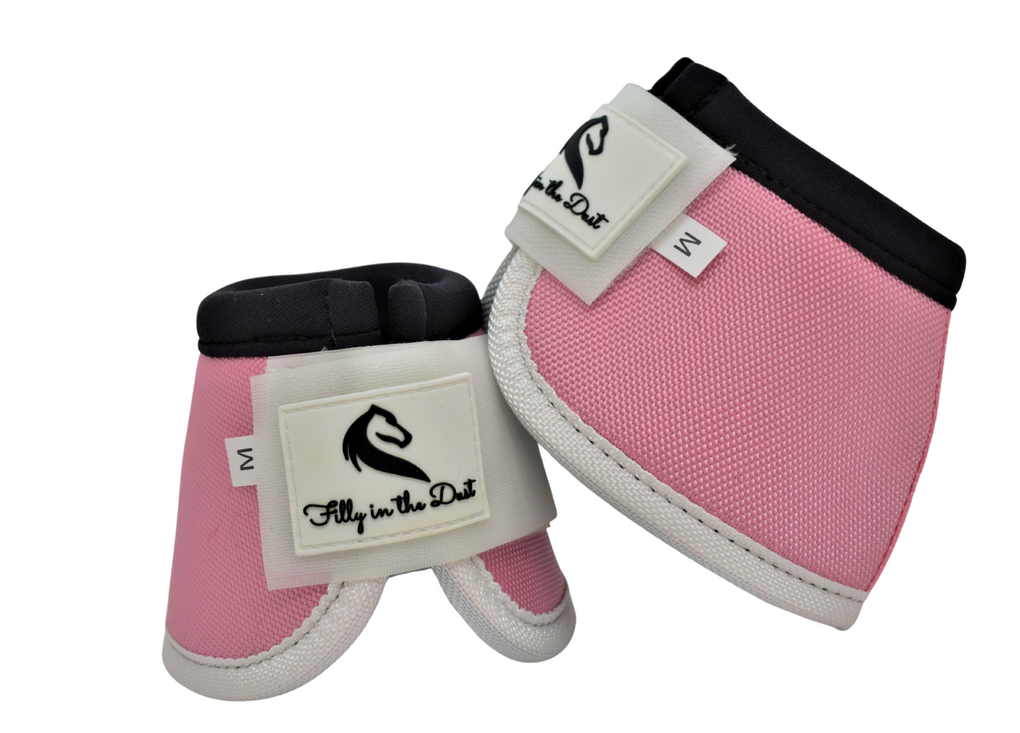 Pink & White Bell Boots