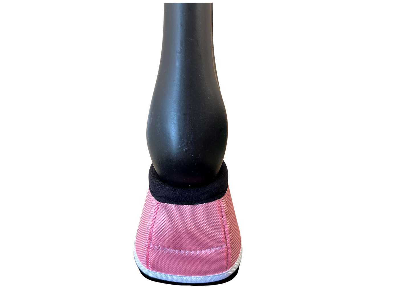 Pink & White Bell Boots