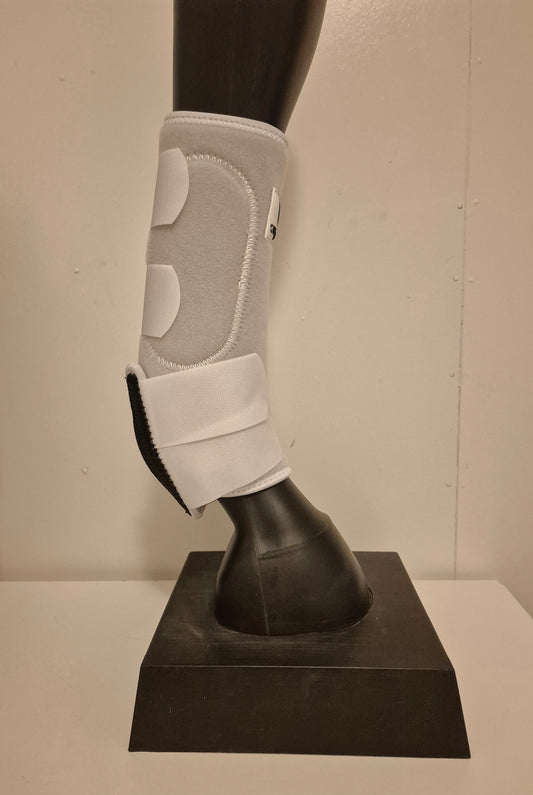 White Tendon Boots - Back